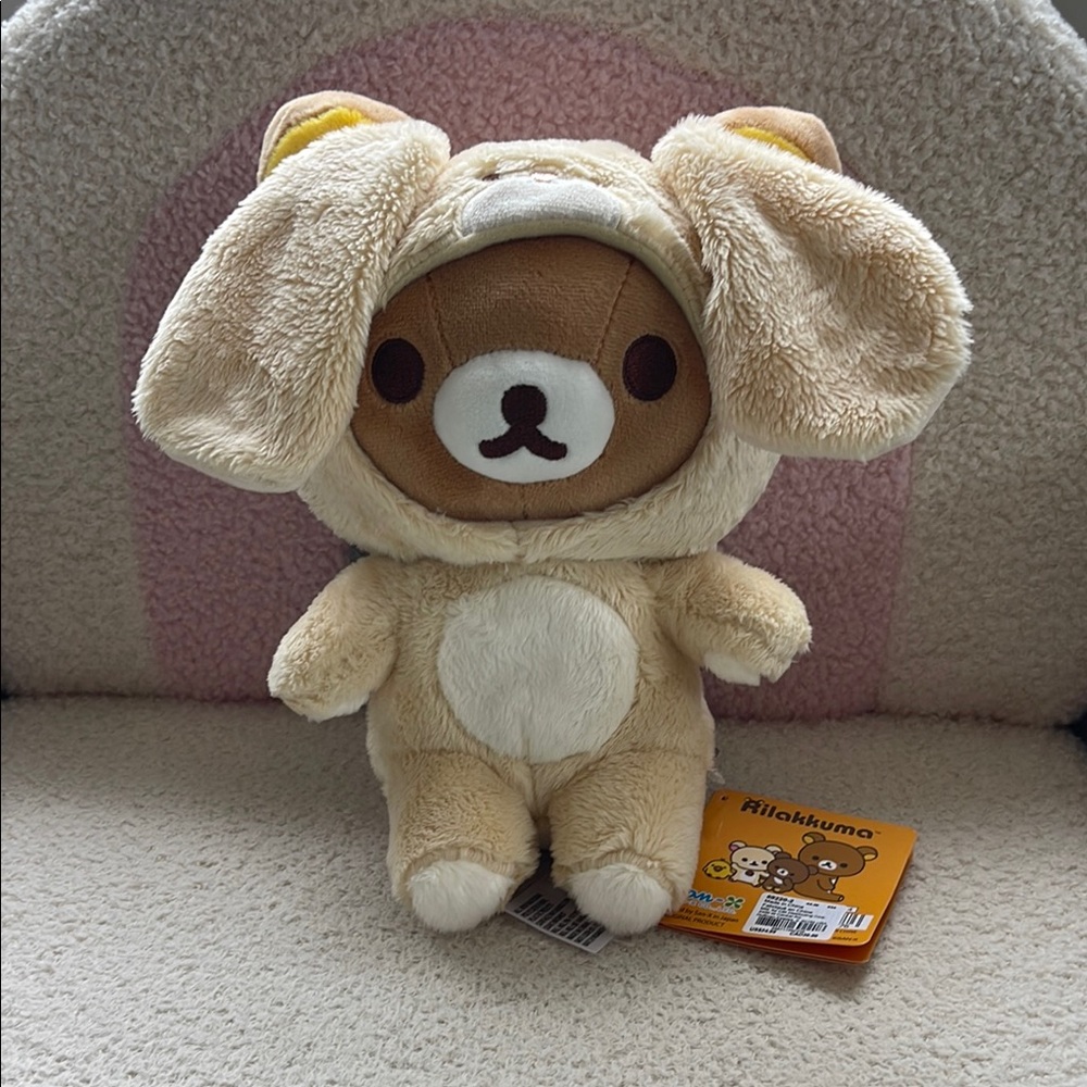 Cute Beige Plush Toy with Bunny Ears